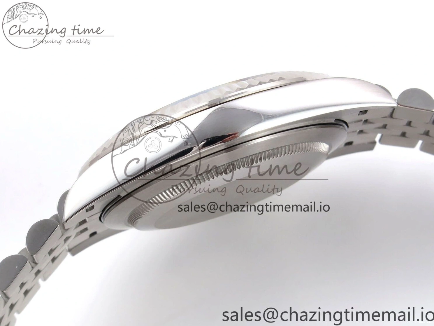 MiroTime 0406 HighPerformance DateJust 41 126334 EWEF Best Edition Black Stick Dial on Jubilee Bracelet A 1046